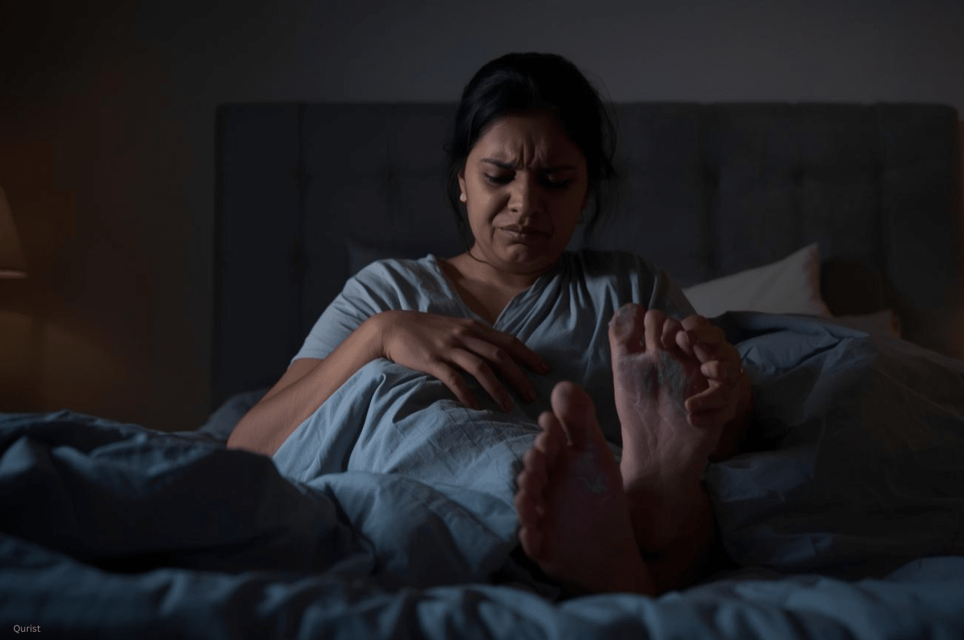 Burning Feet at Night