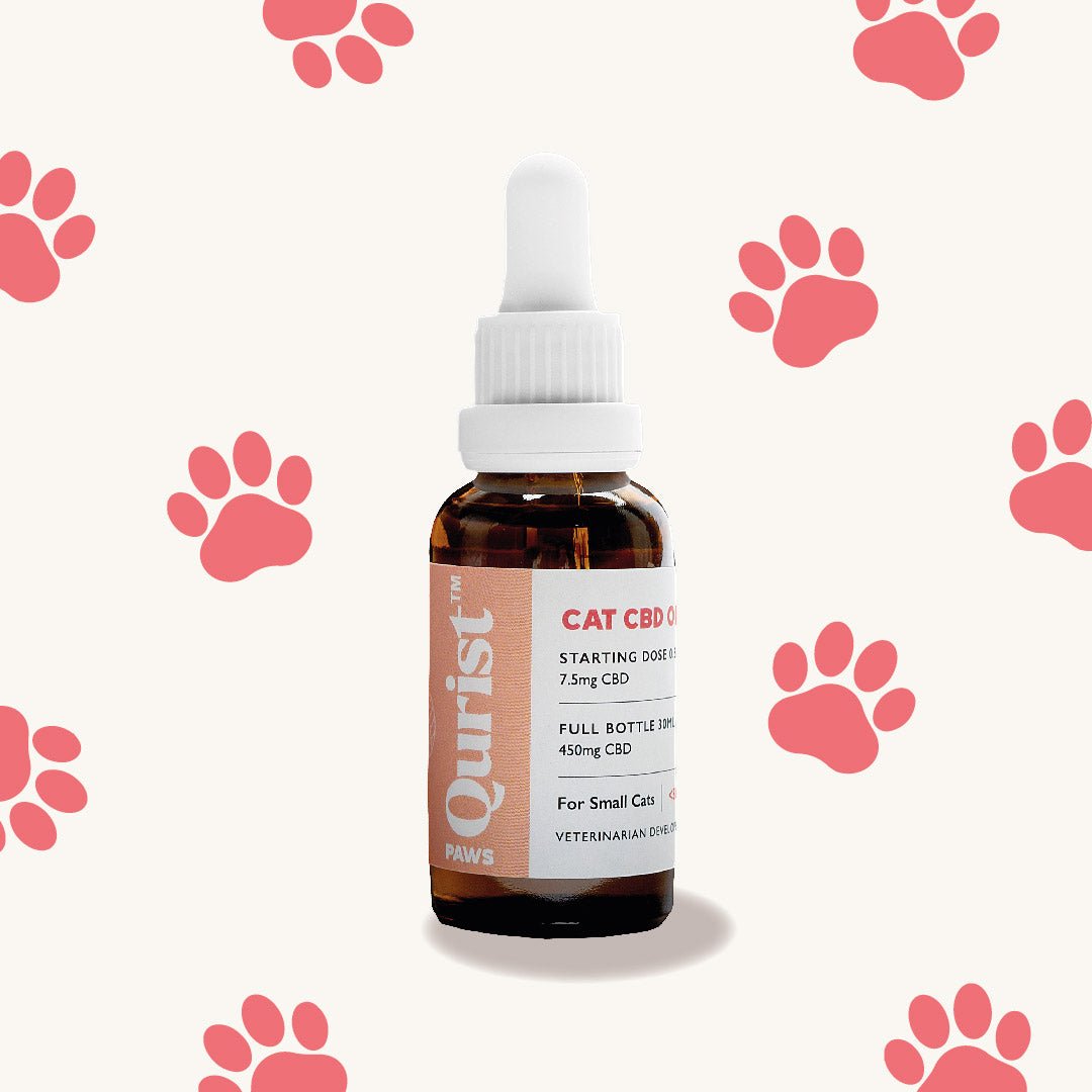 Illustration of Cat Anxiety Aid With Ashwagandha And Coriander Oil