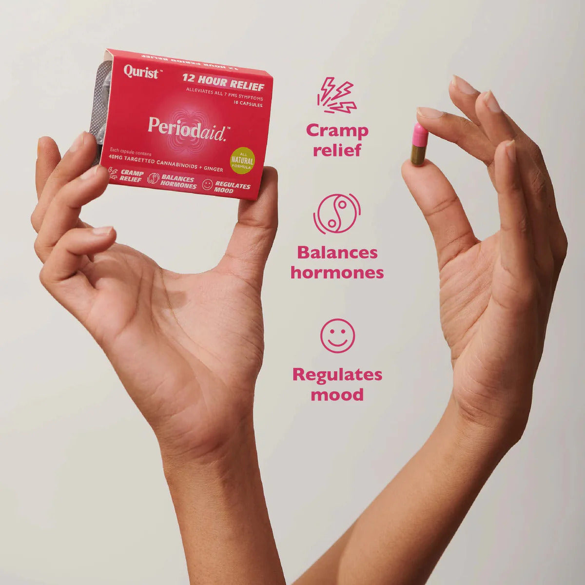 Natural Period Painkiller in India, #Size_Standard - 10 pills