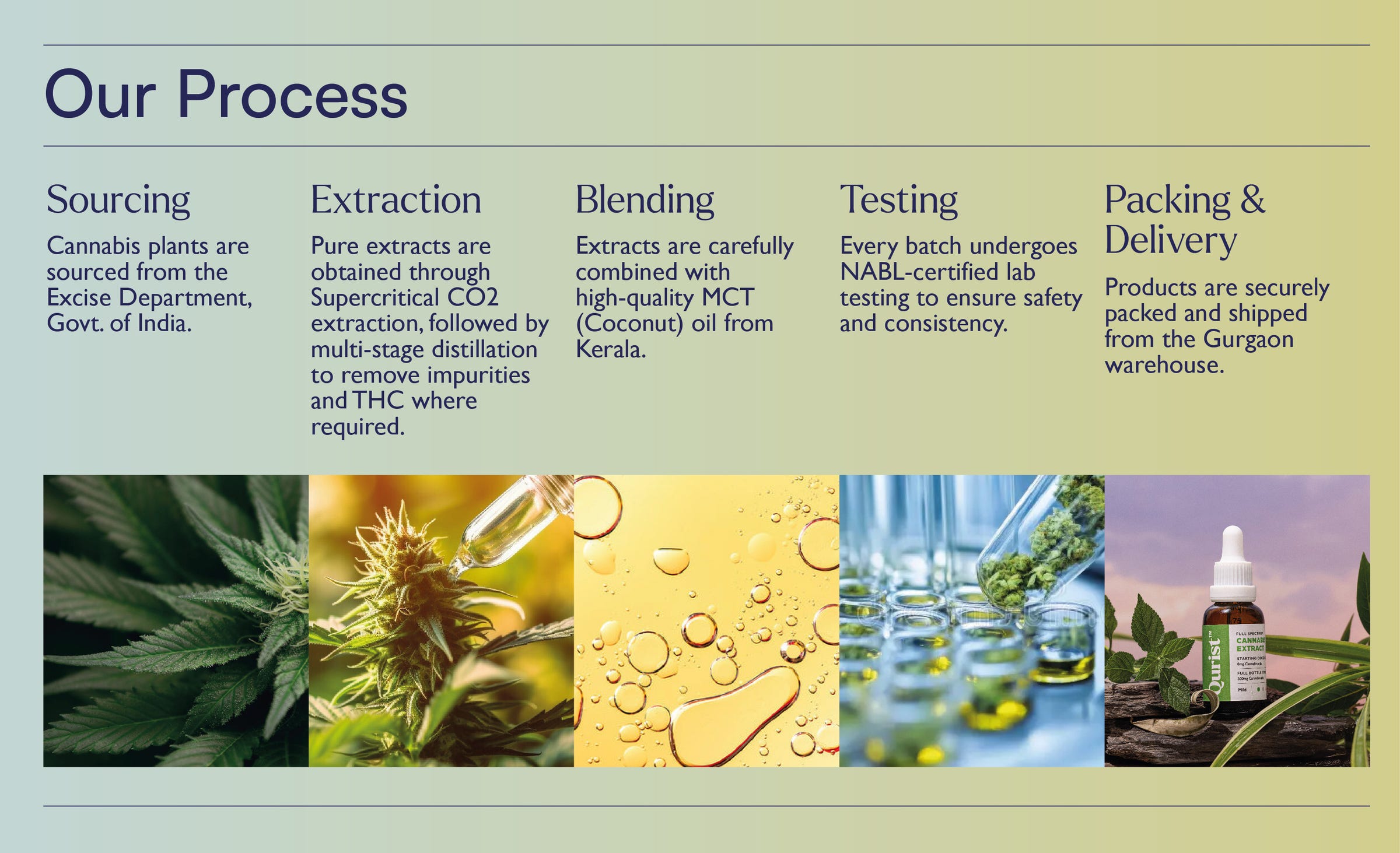 From Plant To Product. Every Step Matters.